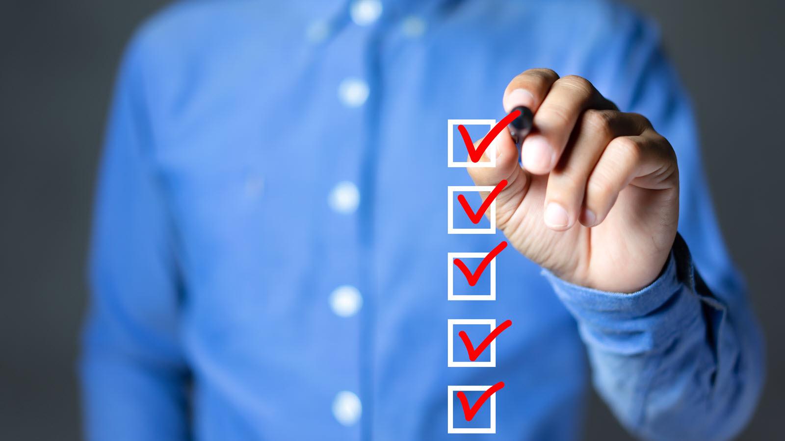 Checklist voor een effectief programma van eisen